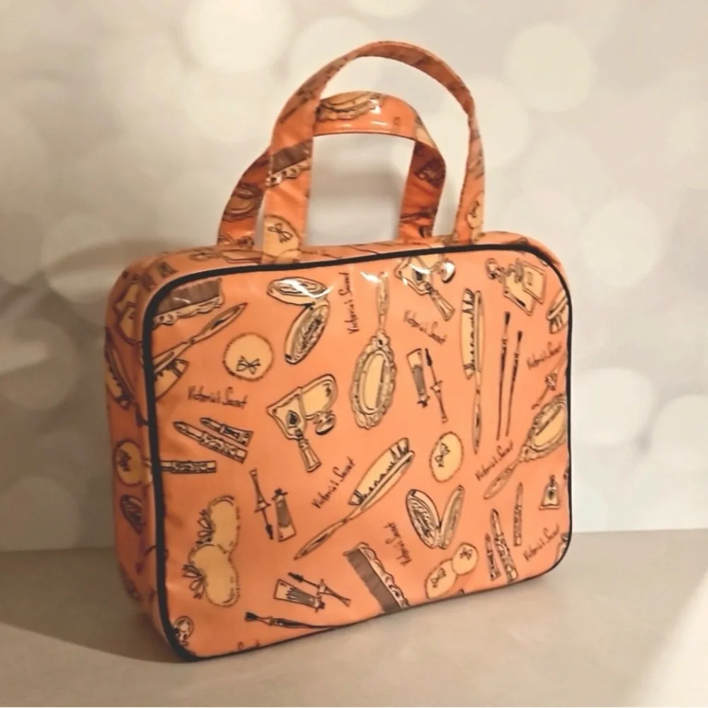 Vintage VICTORIA’S SECRET Cosmetic Travel Bag MAKEUP CASE